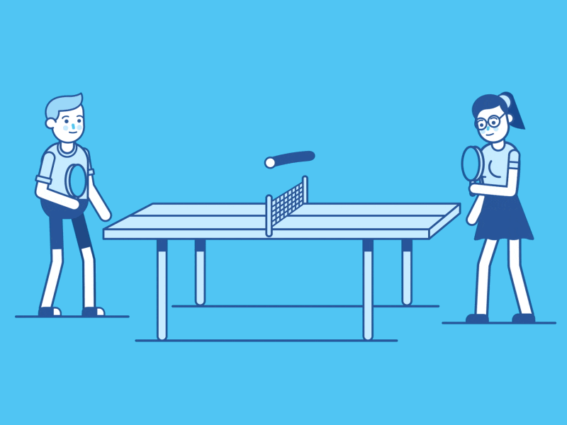 Juego de Ping Pong: Videos animados sin Creative Commons